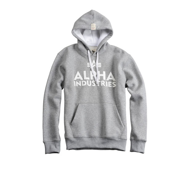 Alpha Industries Foam Print Hoody Hoodies / Sweatshirts Grey Heather