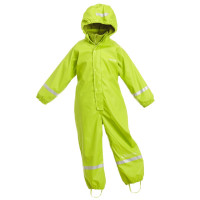 BMS Kinder Outdoor Overall Softskin Buddelanzug Räuberwald Limette