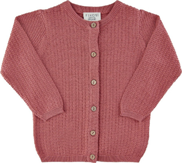 Fixoni Kinder Strickjacke 422020-Dusty Rose