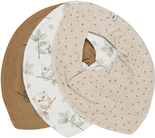 Pippi Babywear Kinder Lätzchen Bandana Bib Uni AOP (3-Pack) 6379