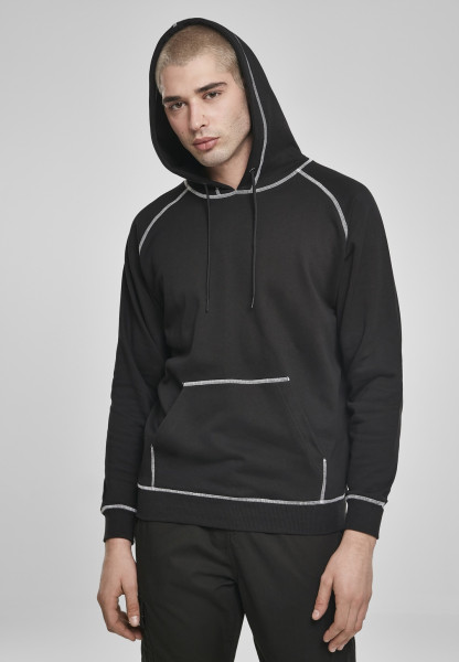 Urban Classics Hoodie Contrast Stitching Hoody Black