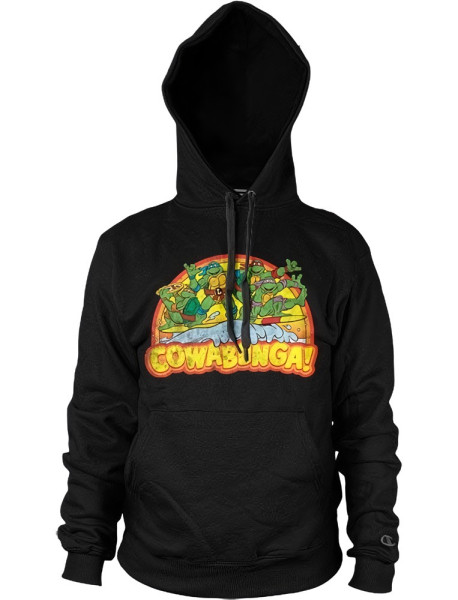 Teenage Mutant Ninja Turtles TMNT Cowabunga Hoodie Black