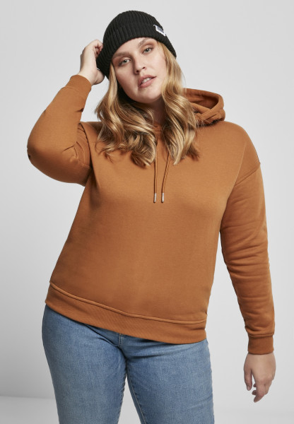 Urban Classics Women Hoodie Ladies Hoody Toffee