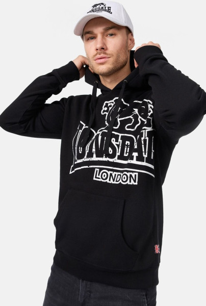 Lonsdale Hoodie Tadley Kapuzensweatshirt schmale Passform