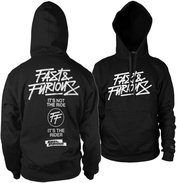 The Fast and the Furious Rider Hoodie Black