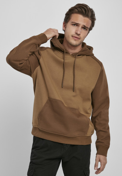 Urban Classics Hoodie 2-Tone Fake Raglan Hoody Midground/Darkground