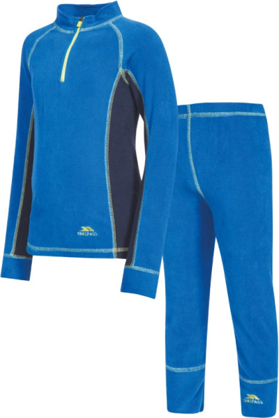 Trespass Kinder Fleecejacke/Fleecepullover Bubbles - B Kids M/Fleece Base Layer Electric Blue X