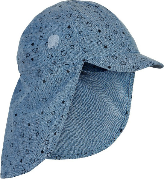 En Fant Kinder Cap / Bøllehat / Hair band Sun hat 5762-Faded denim