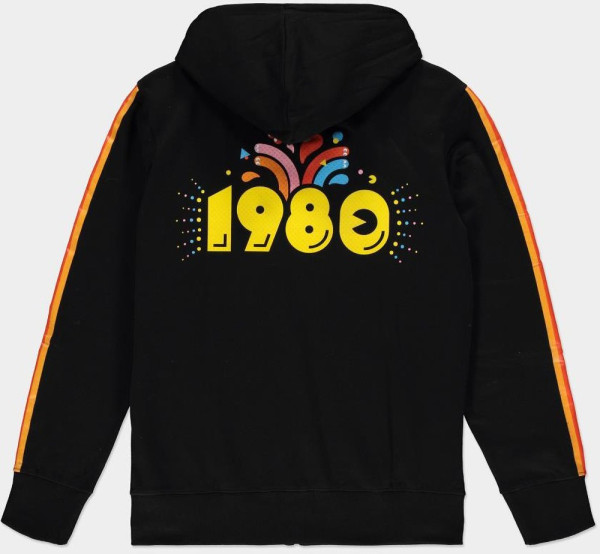 Pac-man - 1980 - Men's Zipper Hoodie Black