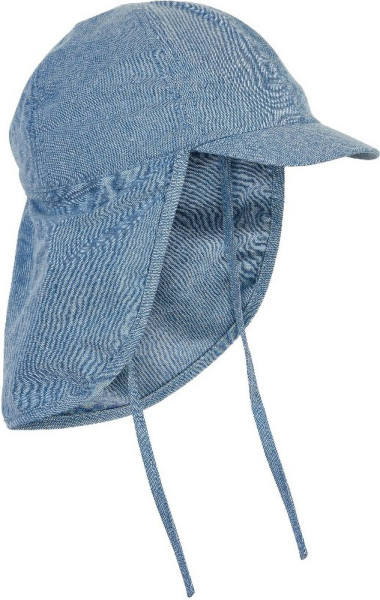 En Fant Kinder Sonnenhut mit Schnur 5764-Faded denim