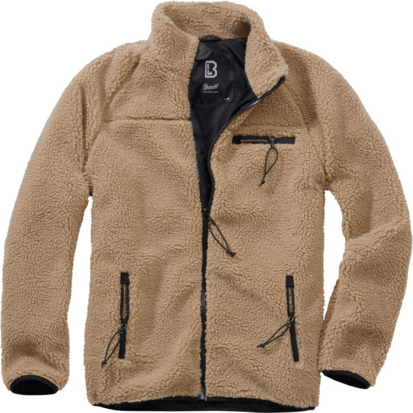 Brandit Jacke Teddyfleece Jacket in Camel