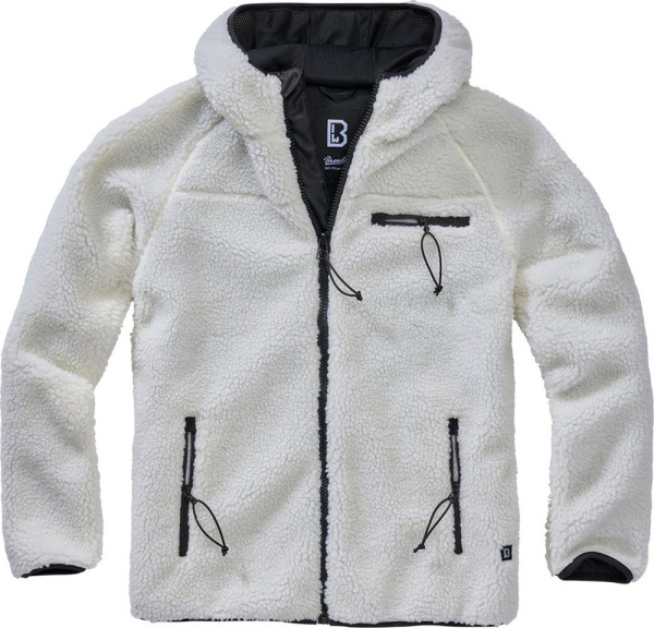 Brandit Herren Jacke Teddyfleece Worker Jacket White