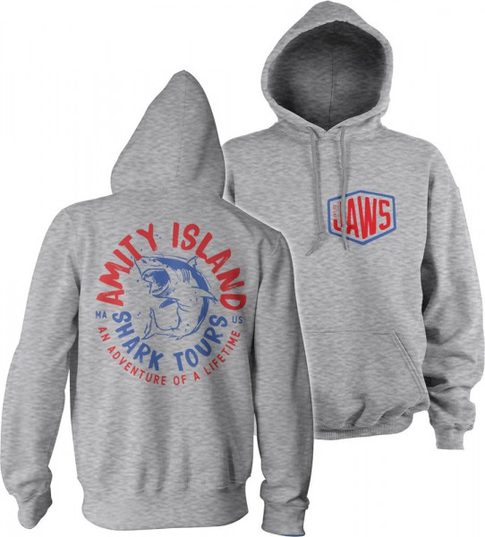 Jaws Adventure Of A Lifetime Hoodie Heather-Grey