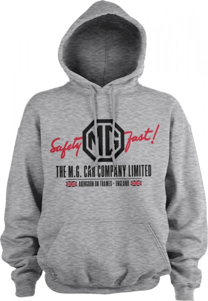 The MG Cars Co. England Hoodie Heather-Grey