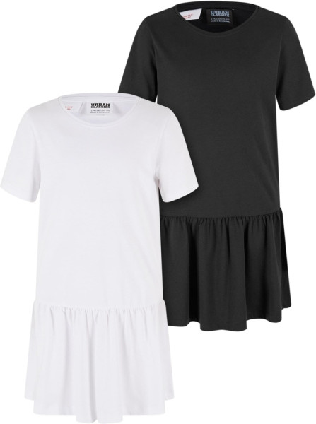 Urban Classics Mädchen Girls Valance Tee Dress 2-Pack UCK4104A