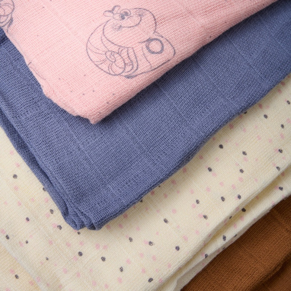 Pippi Babywear Kinder Windeln Cloth Muslin AOP (8-pack)