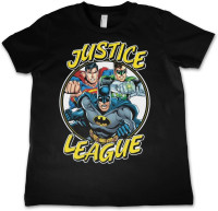 Justice League Kinder Team Kids Tee WB-12-JL007-H10-11