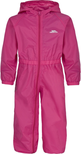 Trespass Kinder Regenset Button - Babies Rain Suit Gerbera