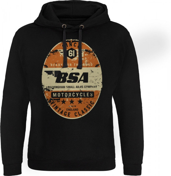 BSA Birmingham Small Arms Co. Epic Hoodie Black